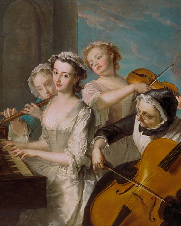Philippe Mercier, The Sense of Hearing